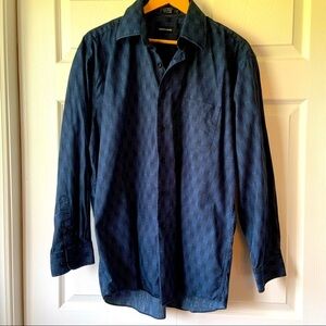 PIERRE CARDIN Long sleeve men’s large  dress shirt